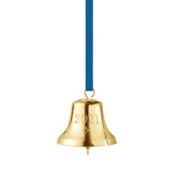 Georg Jensen 2021 Juleophng Klokke - Guld 