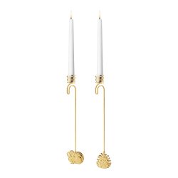 Georg Jensen 2023 Lysholder Mus &amp; Grankogle - Guld