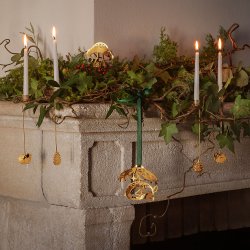 Georg Jensen 2023 Lysholder Mus &amp; Grankogle - Guld