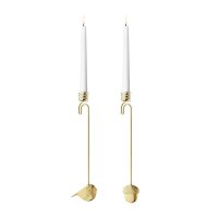Georg Jensen 2018 Lysholder Agern & Vintefugl - Guld