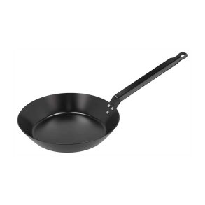 Holm Stegepande Sort Carbonstl - Non-Stick Belgning - 24 cm 