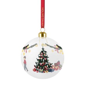 Holmegaard 2021 Julekugle Med Juletrsmotiv - Lille