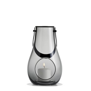Holmegaard Design With Light Lanterne 25 cm. - Smoke