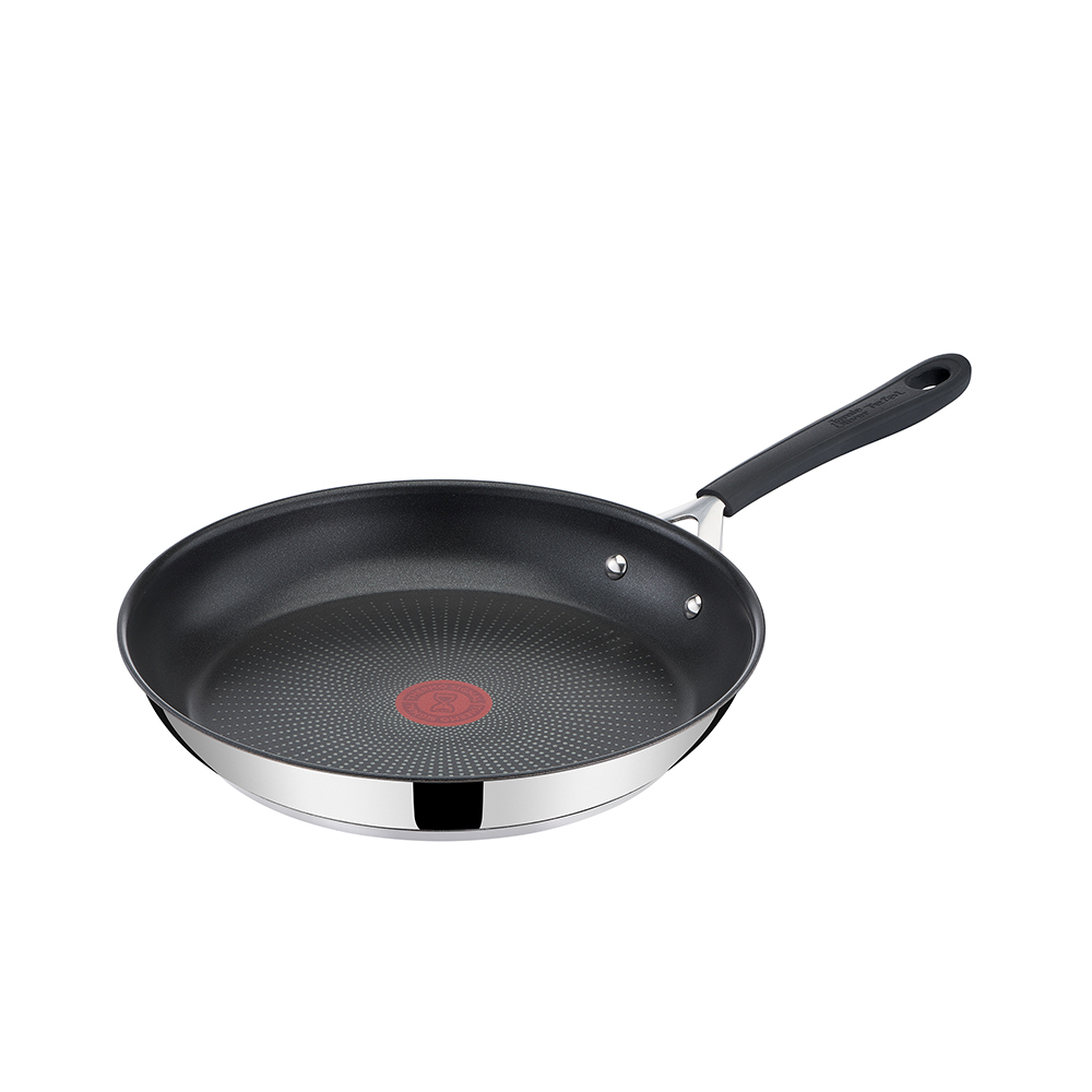 Tefal Jamie Oliver Stainless Steel Stegepande - Non-Stick Belægning - Ø28 cm