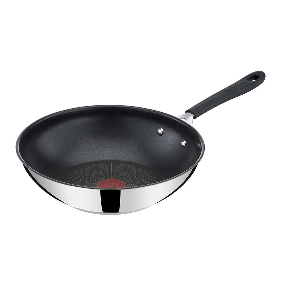 Tefal Jamie Oliver Stainless Steel Wokpande - Non-Stick Belægning - 28 cm