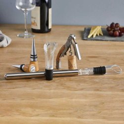 Laguiole Vinst 5 Dele - Stl/Egetr