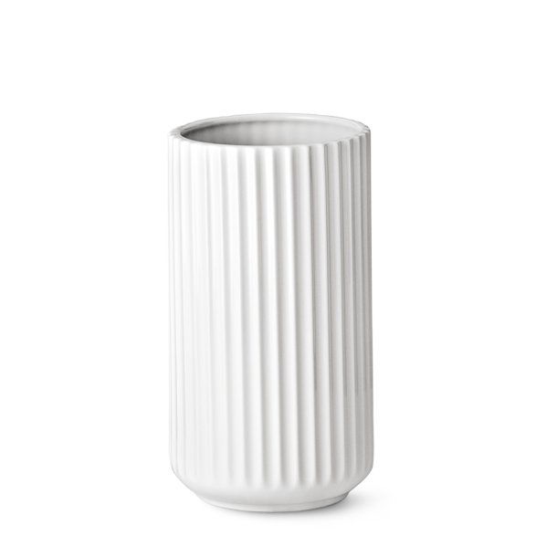 Lyngby Porceln Vase 20 cm - Hvid