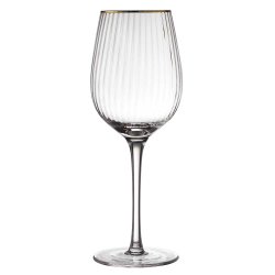 Lyngby Glas Palermo Gold Rdvinsglas 40 cl. - 4 stk