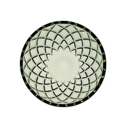 Lyngby Glas Sorrento Sklest 12 cm. - 4 stk. - Grn Glas