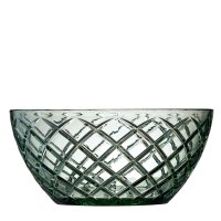 Lyngby Glas Sorrento Salatskl 24 cm - Grn Glas
