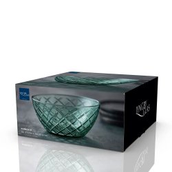 Lyngby Glas Sorrento Salatskl 24 cm - Grn Glas