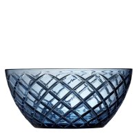 Lyngby Glas Sorrento Salatskl 24 cm - Bl Glas