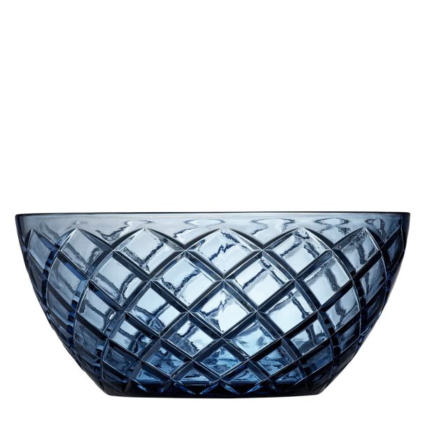 Lyngby Glas Sorrento Salatskl 24 cm - Bl Glas