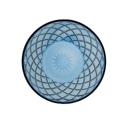 Lyngby Glas Sorrento Salatskl 24 cm - Bl Glas