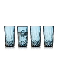 Lyngby Glas Sorrento Highball Glas 38 cl. - 4 stk. - Bl