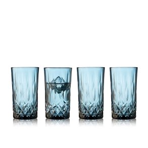 Lyngby Glas Sorrento Highball Glas 38 cl. - 4 stk. - Bl