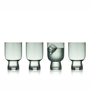 Lyngby Glas Sorrento Vandglas 30 cl. - 4 stk. - Gr�n Glas