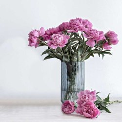 Lyngby Porceln Vase 20 cm - Bl Glas