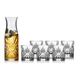 Lyngby Glas Melodia Karaffelst - 7 Dele