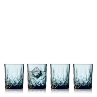 Lyngby Glas Sorrento Whiskyglas 32 cl. - 4 stk. - Bl