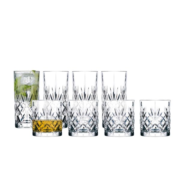Lyngby Glas Melodia Glasst - 8 stk.