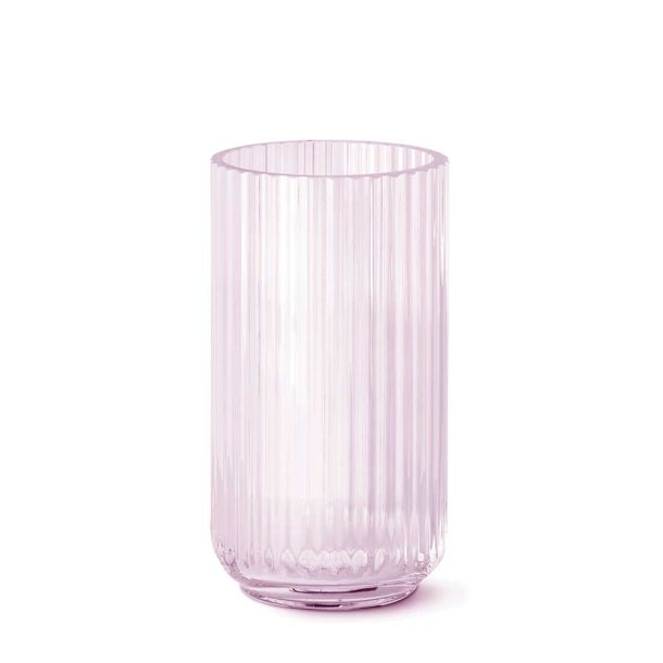 Lyngby Porceln Vase 20 cm - Pink Glas