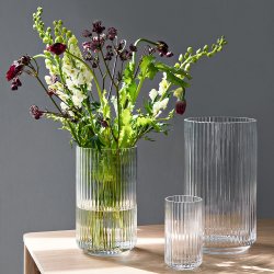 Lyngby Porceln Vase 20 cm - Klar Glas - Limited Edition