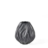 Mors� Flame Vase - 15 cm - Sort 