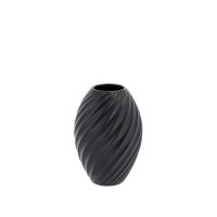 Mors� River Vase - 16 cm - Sort