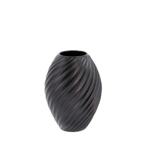 Mors� River Vase - 21 cm -  Sort