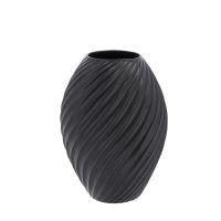 Mors� River Vase - 26 cm - Sort