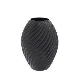 Mors� River Vase - 26 cm - Sort