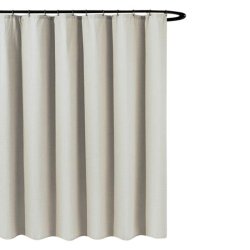 Moud Home Waffle Badeforhng - 180 x 220 cm. - Beige
