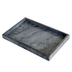 Moud Home Marbi Marmorbakke - 30 x 20 cm. - Sort