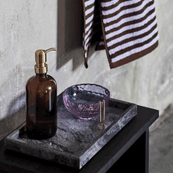 Moud Home Marbi Marmorbakke - 30 x 20 cm. - Sort