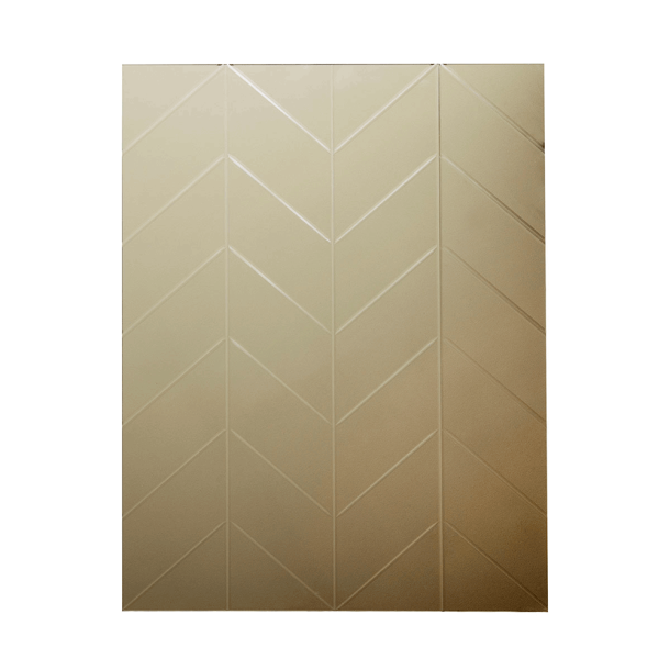Moud Home Herringbone Spejl - 50 x 70 cm. - Bronze