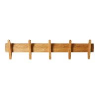 Loungestol - Massiv Egetr� og Naturflet