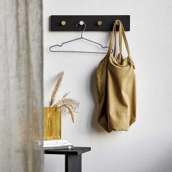 Moud Home OAK Egetr Knagerkke - 50 cm - Sort