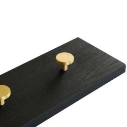 Moud Home OAK Egetr Knagerkke - 100 cm - Sort