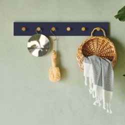 Moud Home COLOR Tr Knagerkke - 70 cm - Mrk Bl