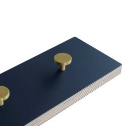 Moud Home COLOR Tr Knagerkke - 70 cm - Mrk Bl