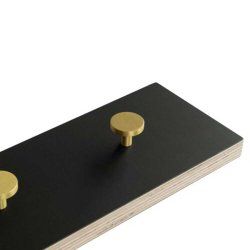 Moud Home COLOR Tr Knagerkke - 70 cm - Sort