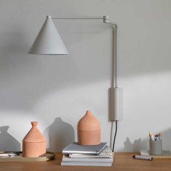 Moud Home Ms Vglampe 18 cm.  Mrk Beige