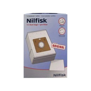 Nilfisk Stvsugerpose One Serie - 5 Stk. + Filter