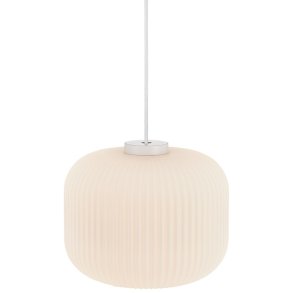 Nordlux Milford Pendel - 30 cm - Opal m. Striber