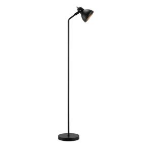 Nordlux Aslak Gulvlampe - 140 cm - Sort