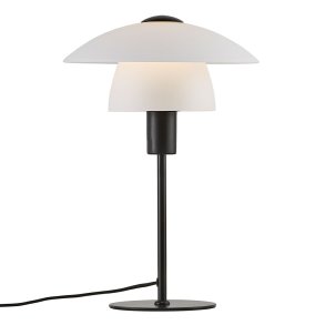 Nordlux Verona Bordlampe - 40 cm - Opal/Sort