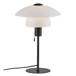 Nordlux Verona Bordlampe - 40 cm - Opal/Sort