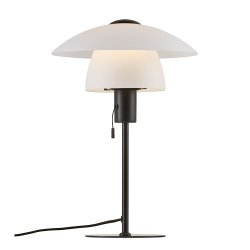 Nordlux Verona Bordlampe - 40 cm - Opal/Sort
