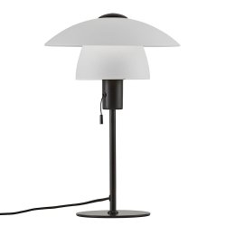 Nordlux Verona Bordlampe - 40 cm - Opal/Sort